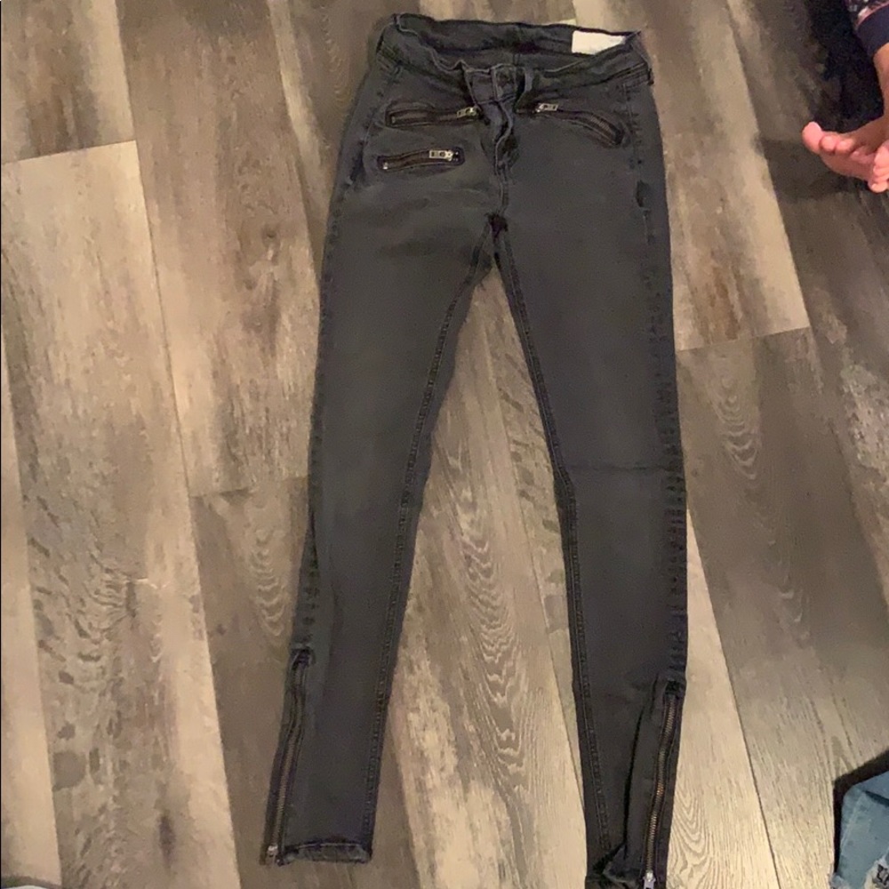 Rag & bone black skinny jeans